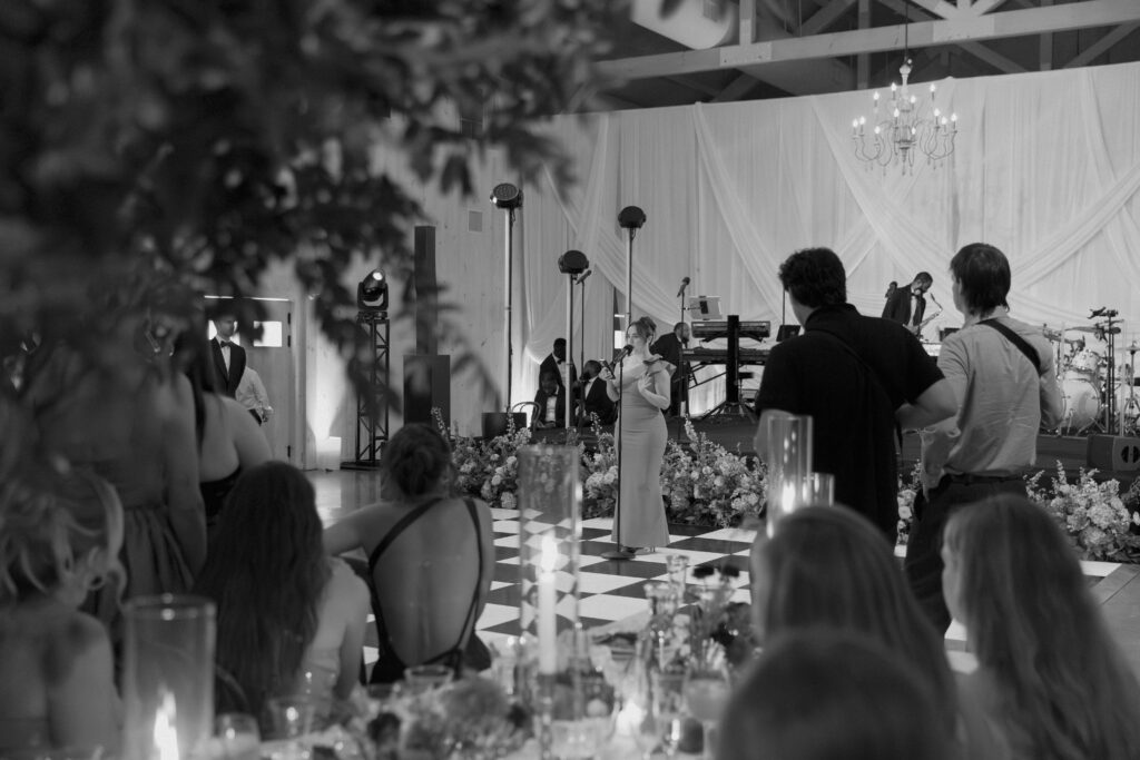 Glenmere Mansion Barn Wedding Reception