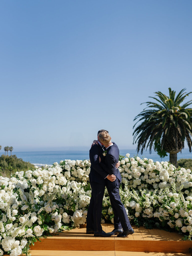 Ritz Carlton Bacara Wedding Ceremony with two grooms