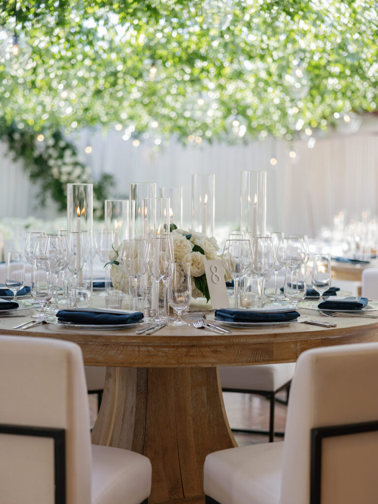 Bacara wedding reception on rooftop
