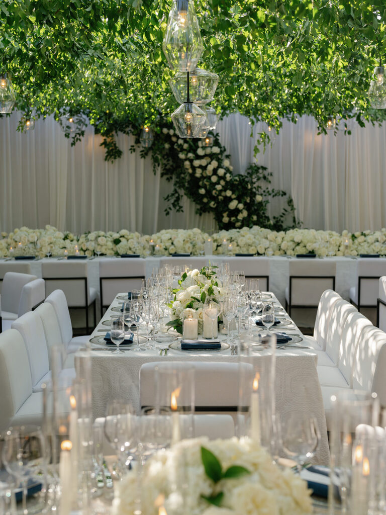 Wedding reception at the Bacara