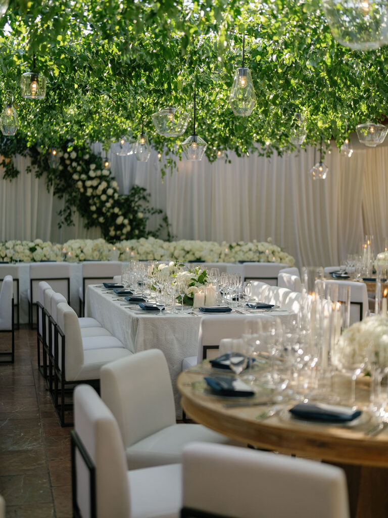 Wedding reception at the Bacara