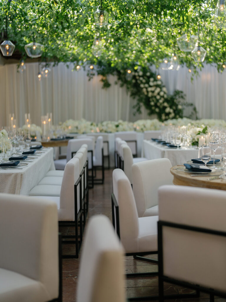 Luxury wedding reception