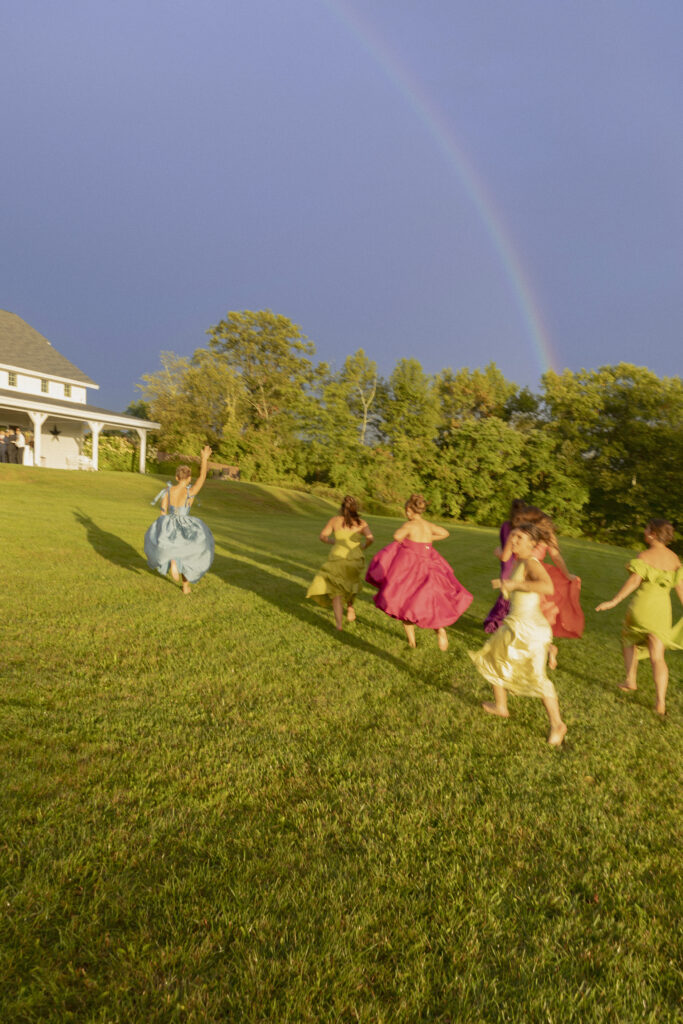 Rainbow at Glenmere Mansion Wedding