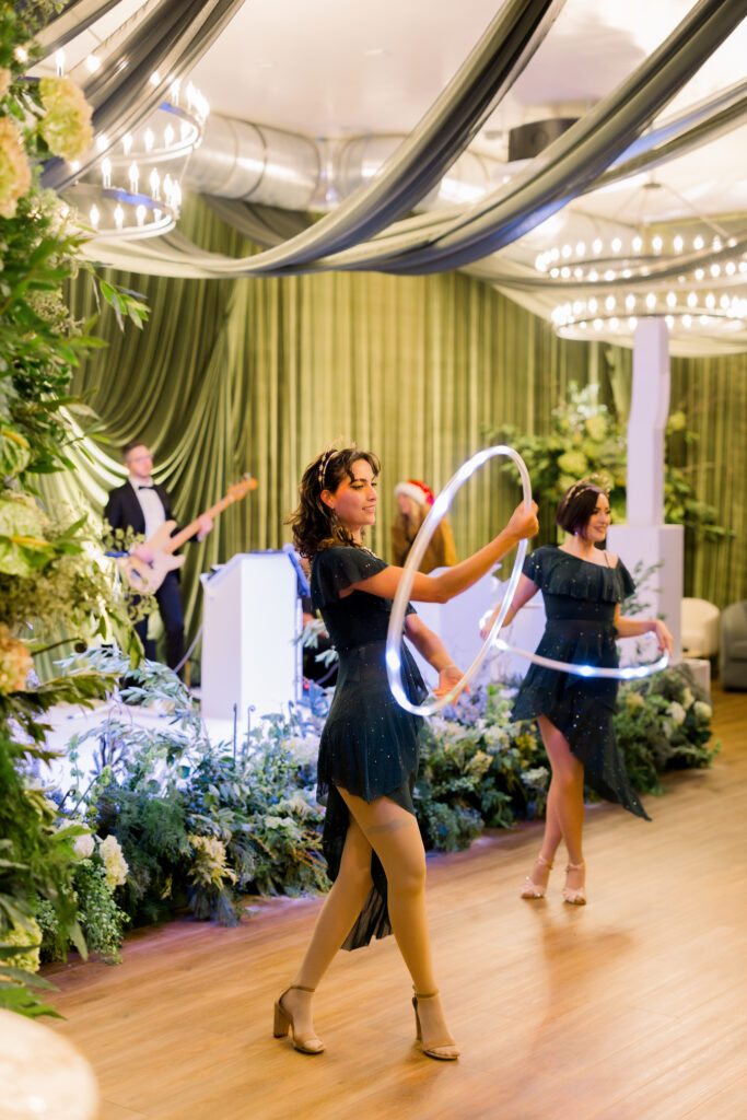 Dancers at Wicked musical themed party