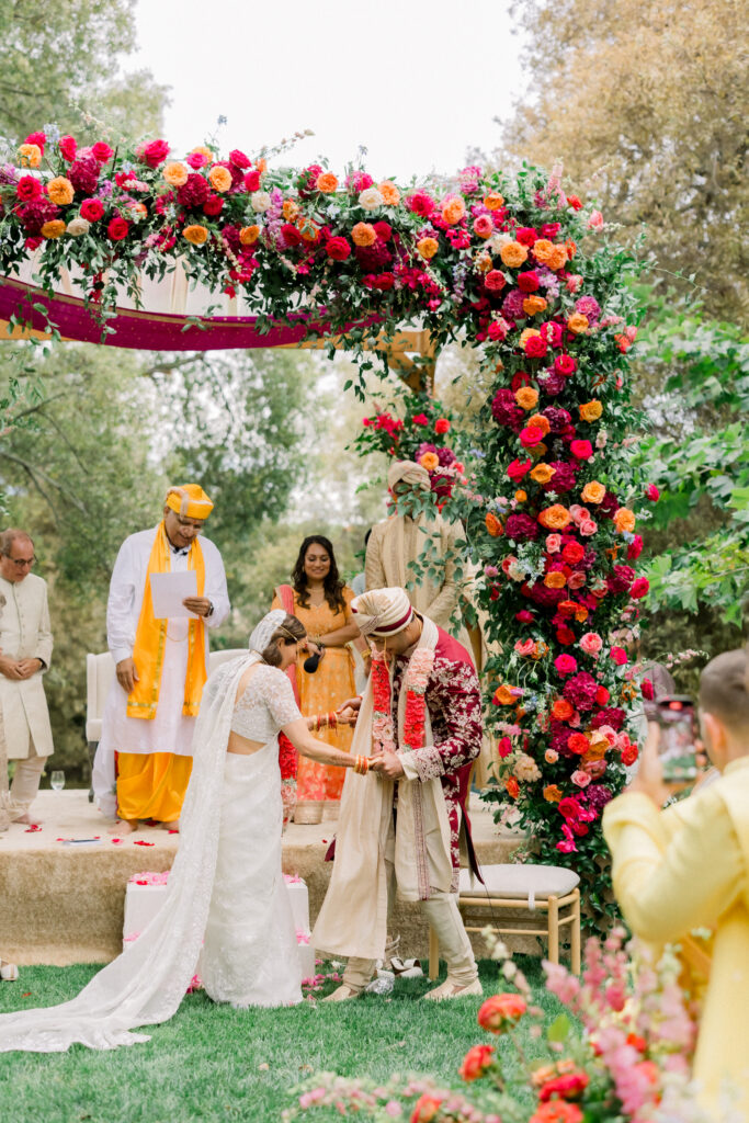 Multicultural wedding ceremony