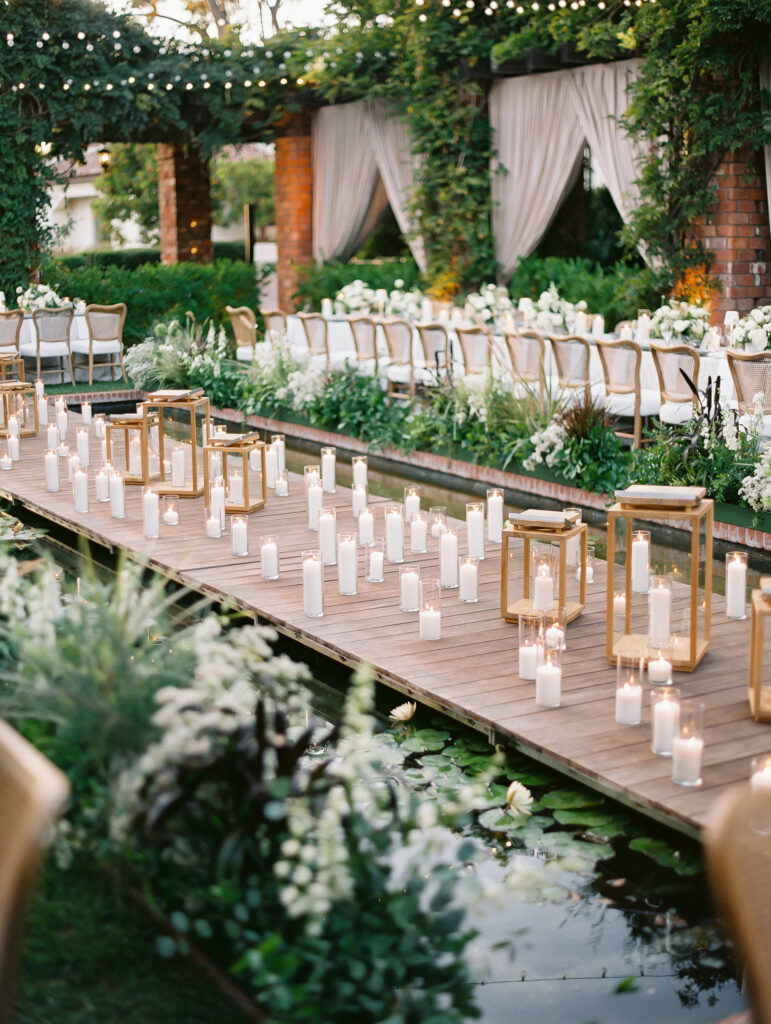 Belmond El Encanto lily pond reception