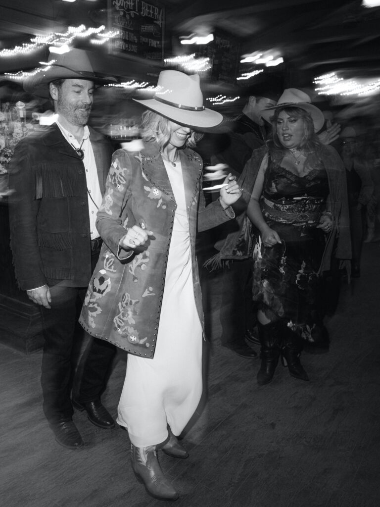 Line dancing at Cold Spring Tavern
