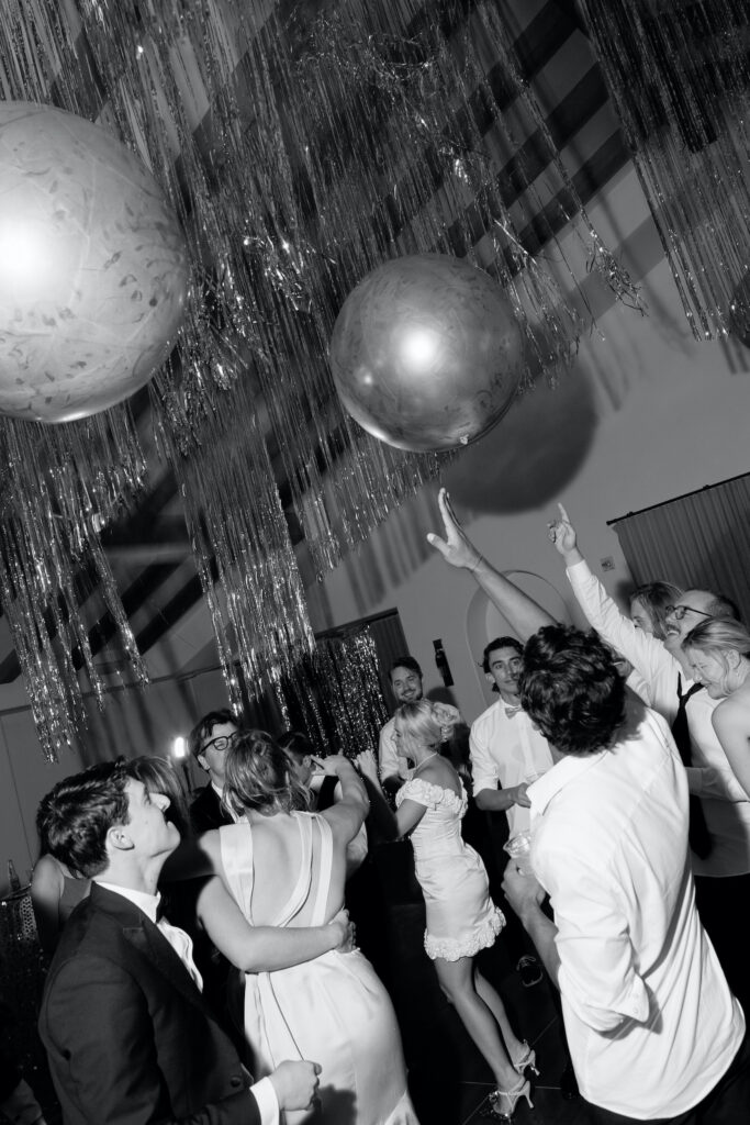 Disco themed wedding after party at the Ritz Carlton Bacara