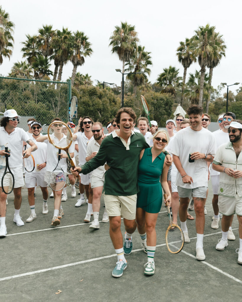 Tennis and Tequila Wedding Sporting Event