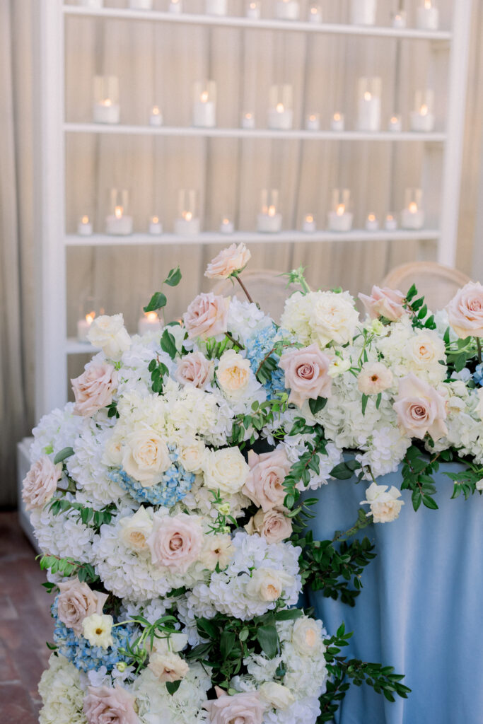 Elegant coastal wedding at The Bacara with luxurious florals